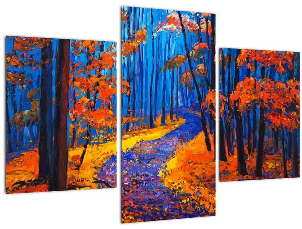 Tablou - Pădurea toamna (90x60 cm)