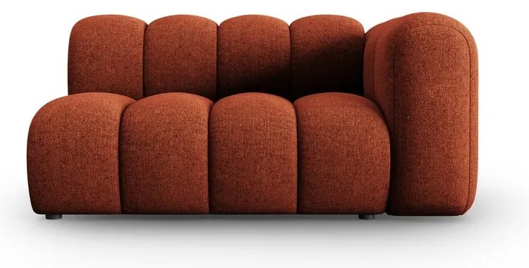 Modul pentru canapea cărămiziu (cu colț pe partea dreaptă) Lupine – Micadoni Home