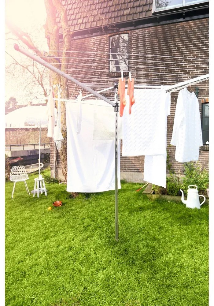 Uscător de rufe argintiu pentru grădină 40 m Topspinner – Brabantia