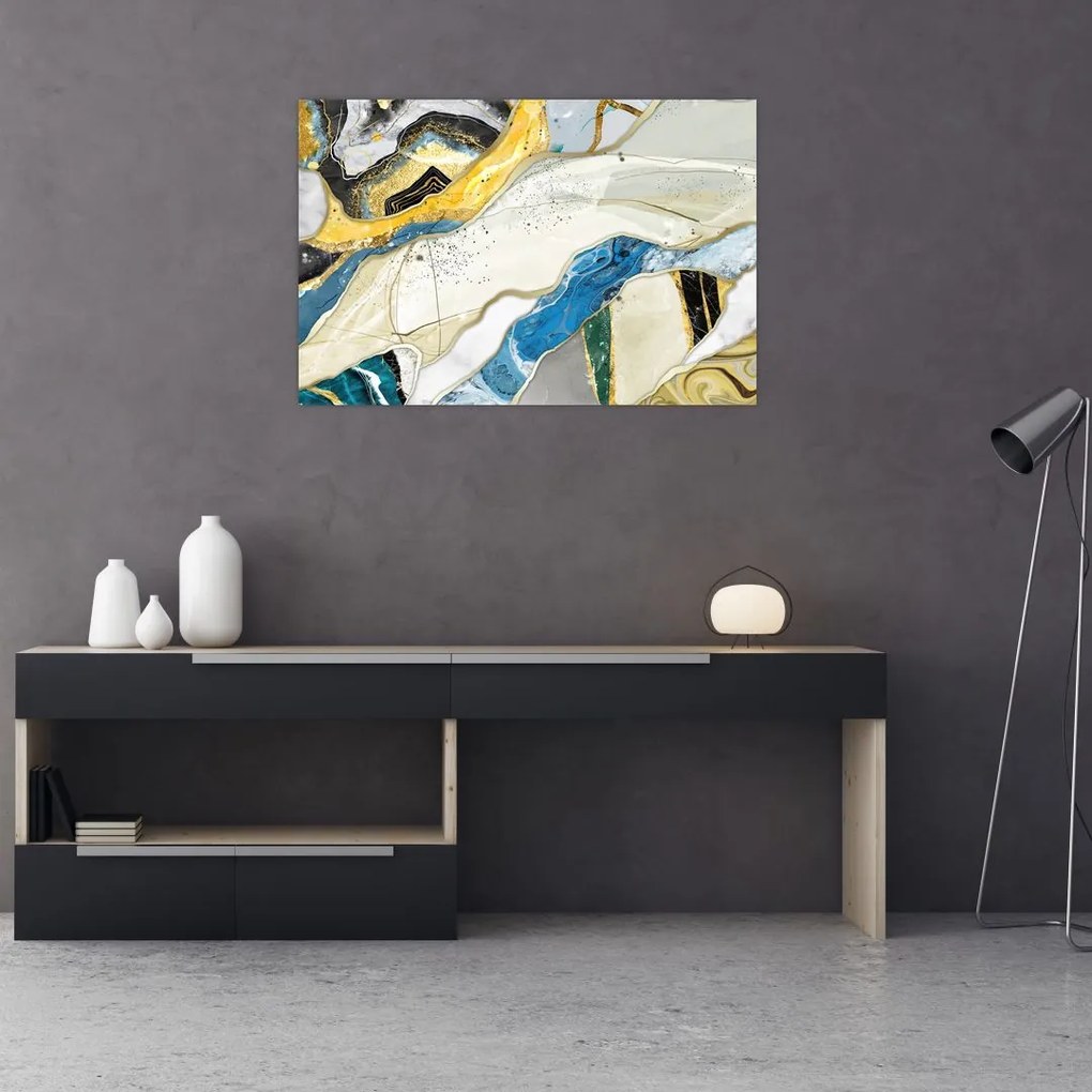 Tablou - Marmură colorată (90x60 cm)