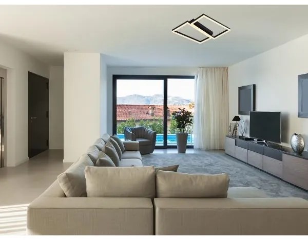 Plafonieră LED dimabilă, 65W, 230V, 3000–6500K, cu telecomandă inclusă