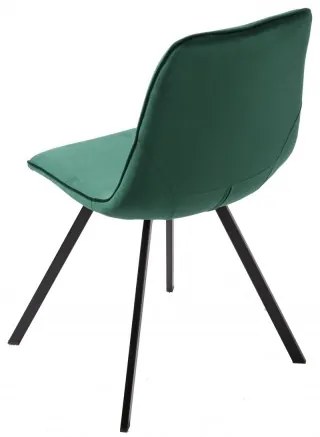 Neînvins Scaun de design Amsterdam catifea verde smarald