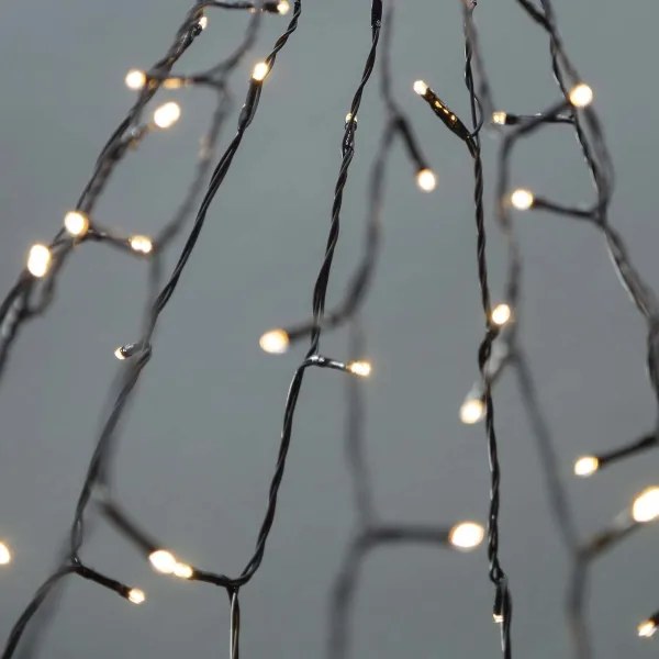 Nedis WIFILXT11W200 - LED perdea Crăciun 200 LED/8 funcții 5x7m IP65 Wi-Fi Tuya