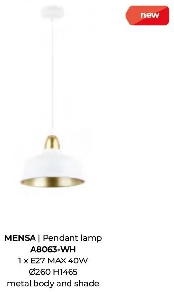 Lustra / Pendul metal design minimalist MENSA