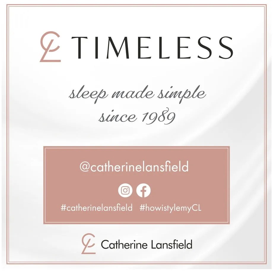 Lenjerie de pat alb-negru pentru pat de o persoană 135x200 cm Mono Panel – Catherine Lansfield