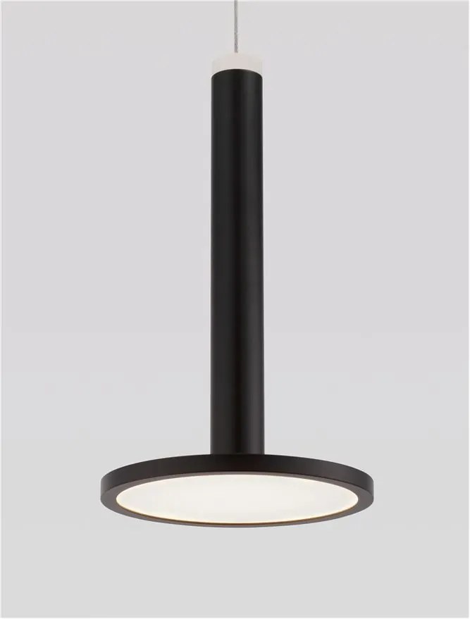 Lustra / Pendul LED modern design minimalist PALENCIA negru