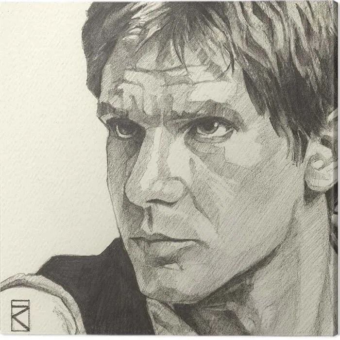 Tablou pe pânză Star Wars - Han Solo