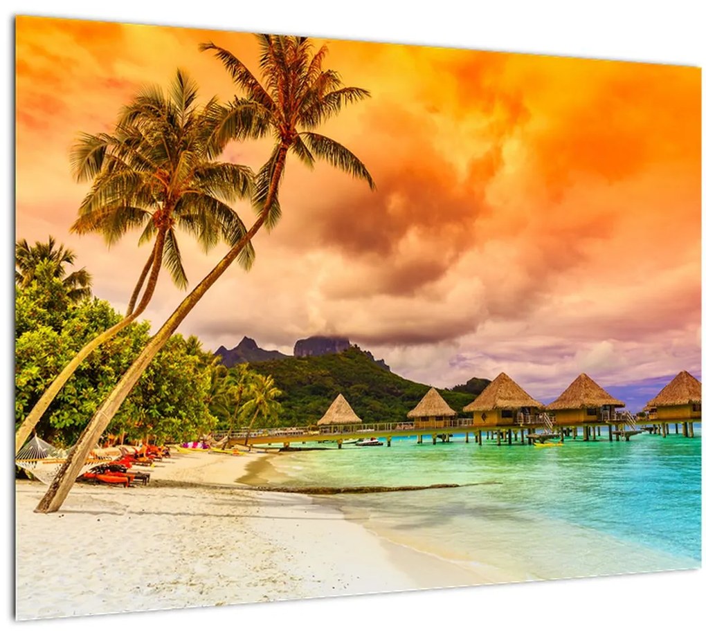 Tablou - Insula Bora Bora (70x50 cm)