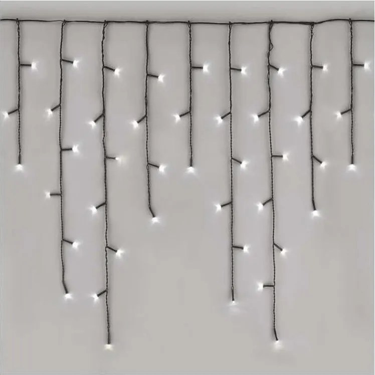 Ghirlandă LED pentru exterior, 600 LED, 8 moduri, 15 m, IP44, alb rece