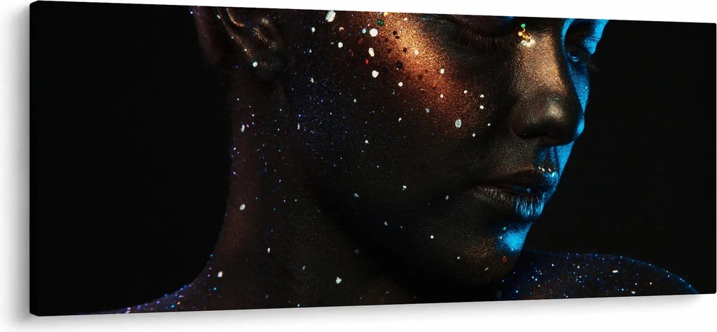 Tablou strălucitor a femeii (120x50 cm)
