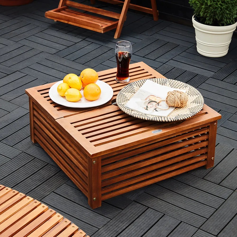 Deuba Husa suport pentru umbrela 62x62x26cm - salcam
