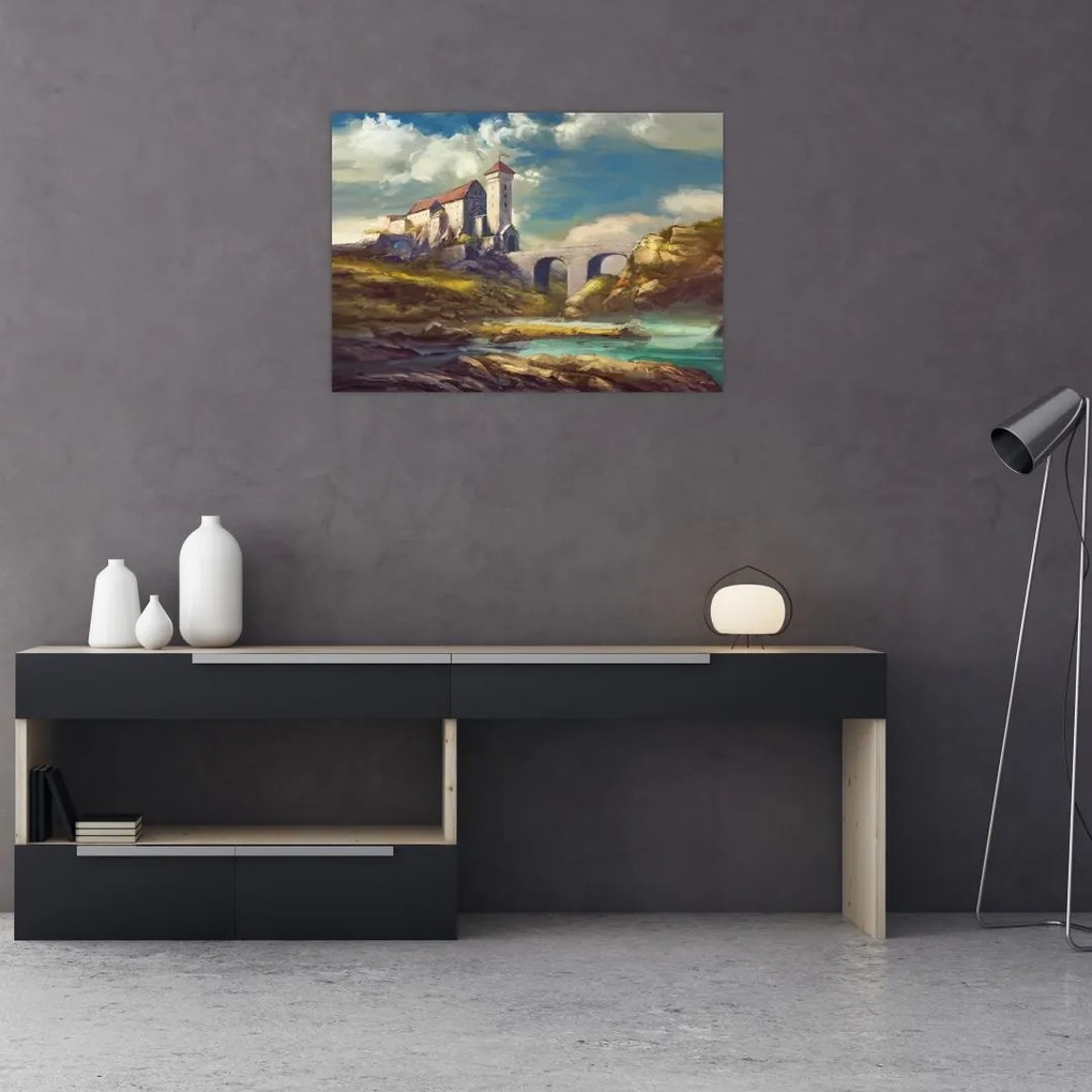 Tablou - Castelul medieval (70x50 cm)