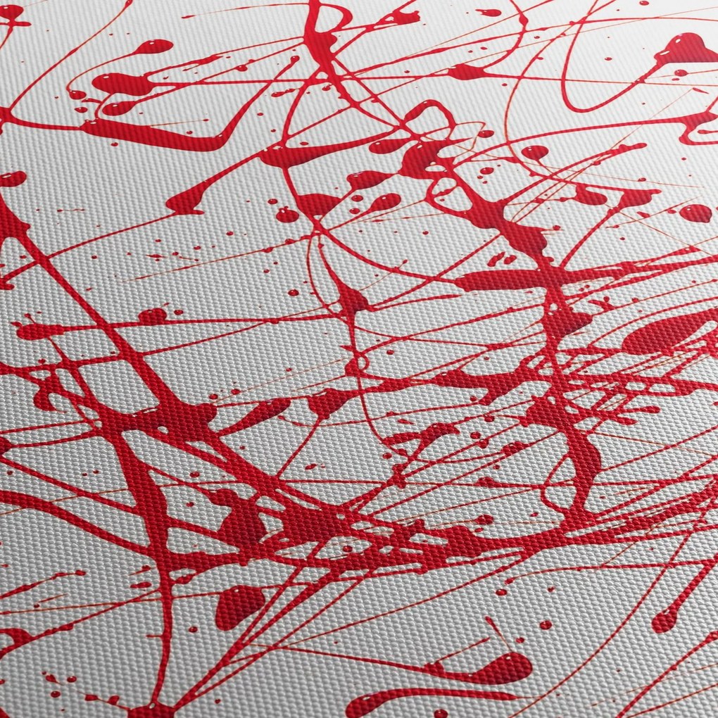 Tablou - Tehnica de picurare (cu ceas) (90x30 cm)