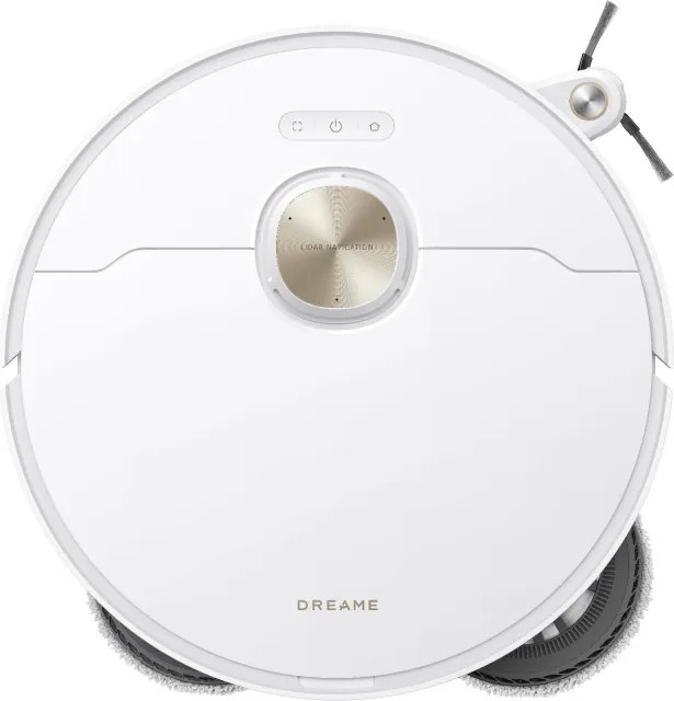Aspirator robot Dreame L40s Pro Ultra RLL74CE, 19000 Pa, 5200 mAh, 60 W, Pana la 168 m², Statie de incarcare, golire automata si autocuratare, Autonomie de 180 min, Alb