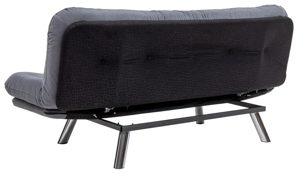 Canapea extensibilă cu 3 locuri Misa Small Sofabed-Grey Gri