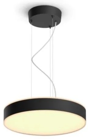 Lustră LED pe cablu dimabilă Hue LED/33,5W/230V 2200-6500K neagră Philips