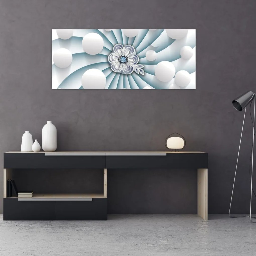 Tablou abstracției artistice (120x50 cm)
