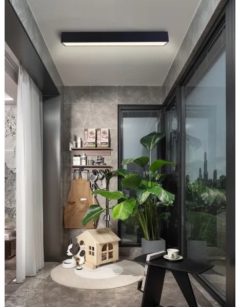 Plafonieră LED dimabilă CANTO 50W/230V negru Tuya Immax NEO 07074-90 + telecomandă