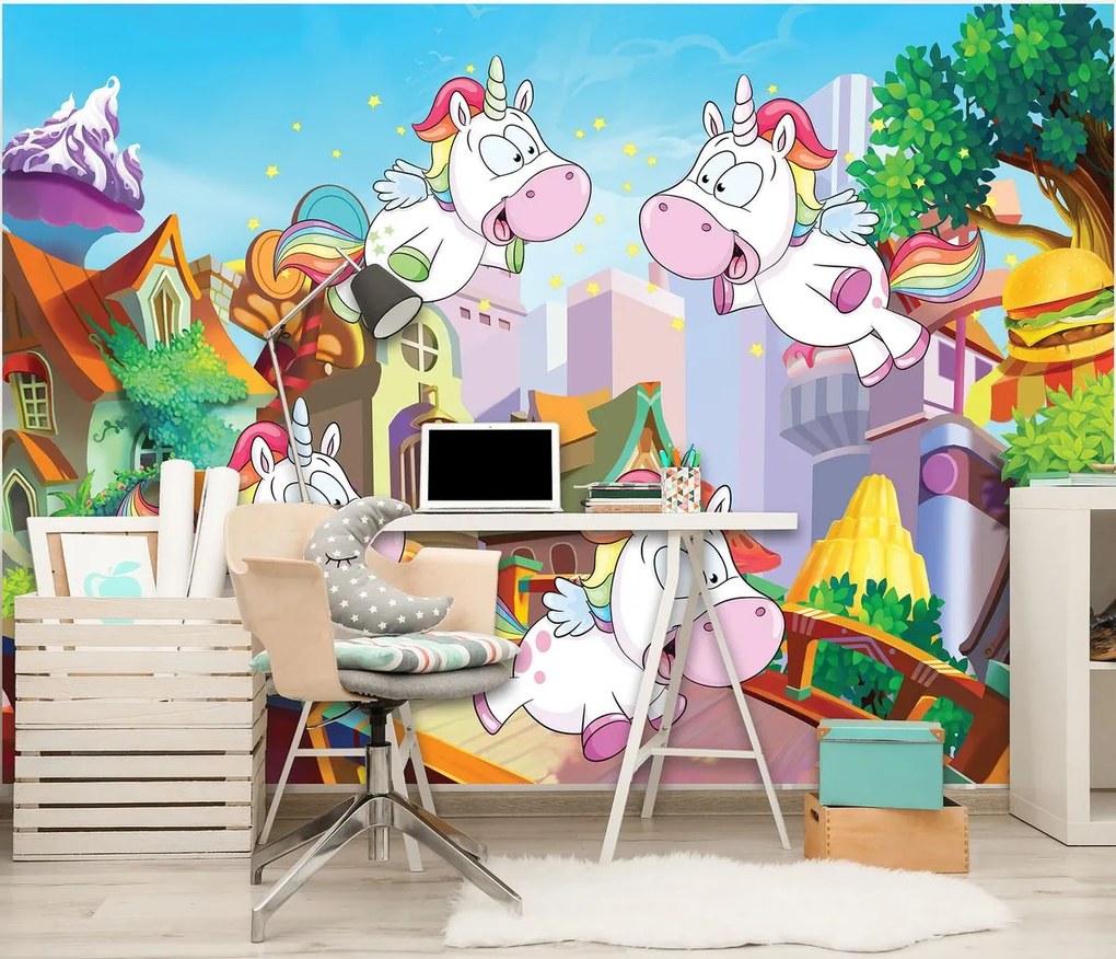 Fototapet - Unicorn (254x184 cm)