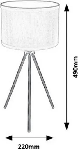 Rabalux 5597 - Lampadar STANISLAW 1xE27/60W/230V