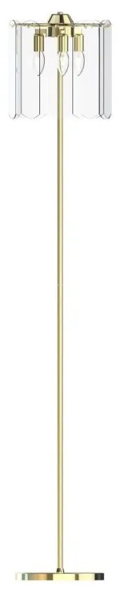 Lampadar, Lampa de podea moderna Nira auriu
