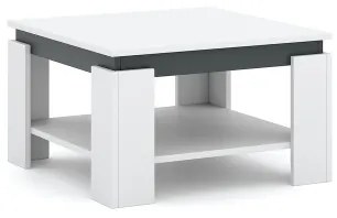 Masă de cafea OLAF alb/antracit