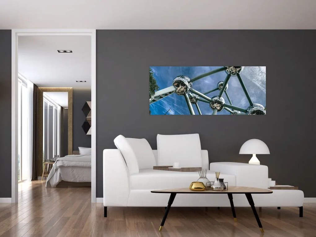Tablou- atomium la Bruxelles (120x50 cm)