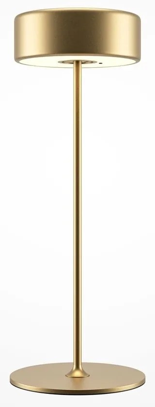 Lampa portabila cu baterii AI design auriu