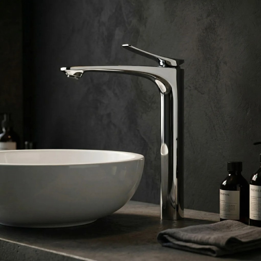 Baterie pentru baie PREMIUM Rea Vision Chrome High