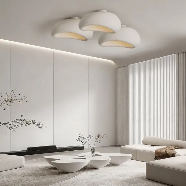 BRILAGI - Lampă de tavan WABI SABI 1xE27/60W/230V Ø 50 cm albă