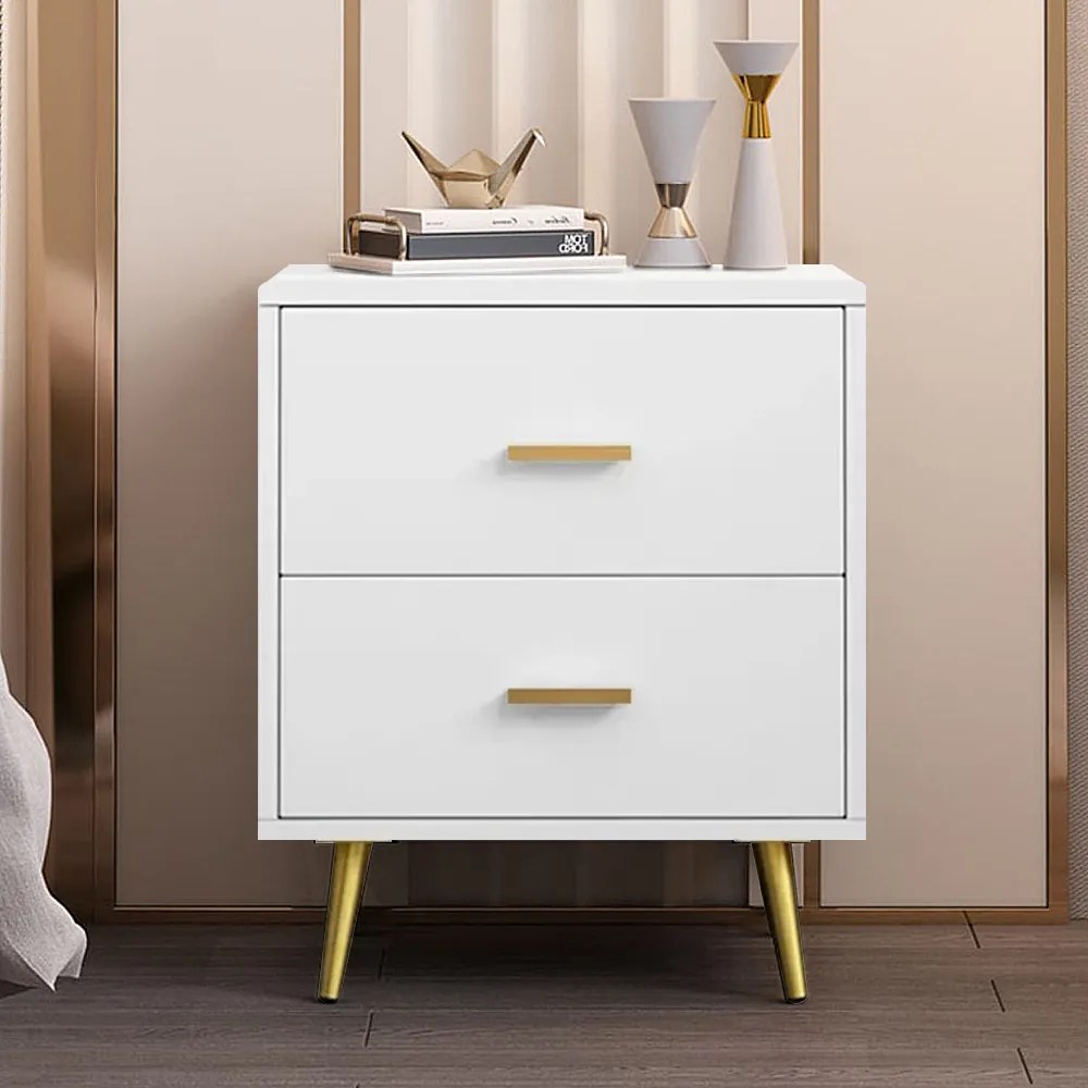 Șifonier în stil modern pentru dormitor, culoare albă - Model DEPRIMO 20505 | Noptiere elegante și funcționale by Deprimo