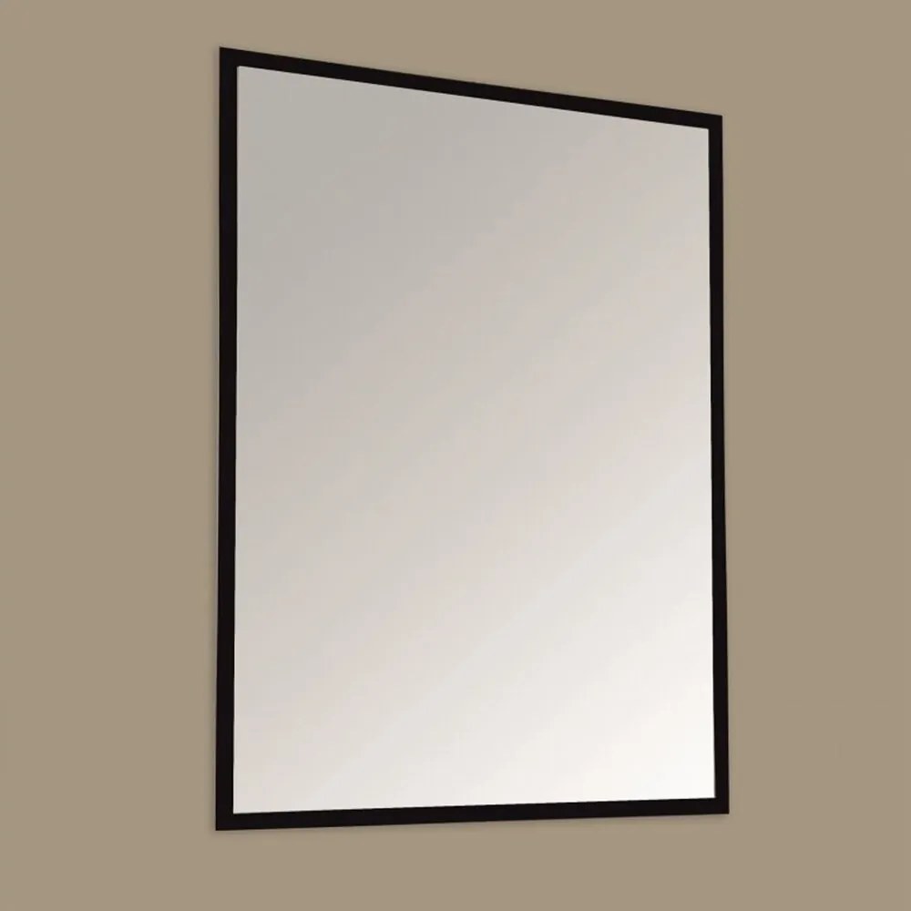 Oglinda dreptunghiulara Inter Ceramic 60x90 cm finisaj negru mat