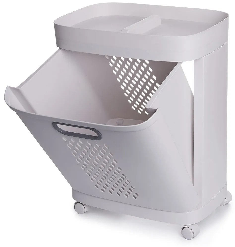Coșuri universale de depozitare pe roți 4Home HANDY, 2 nivele