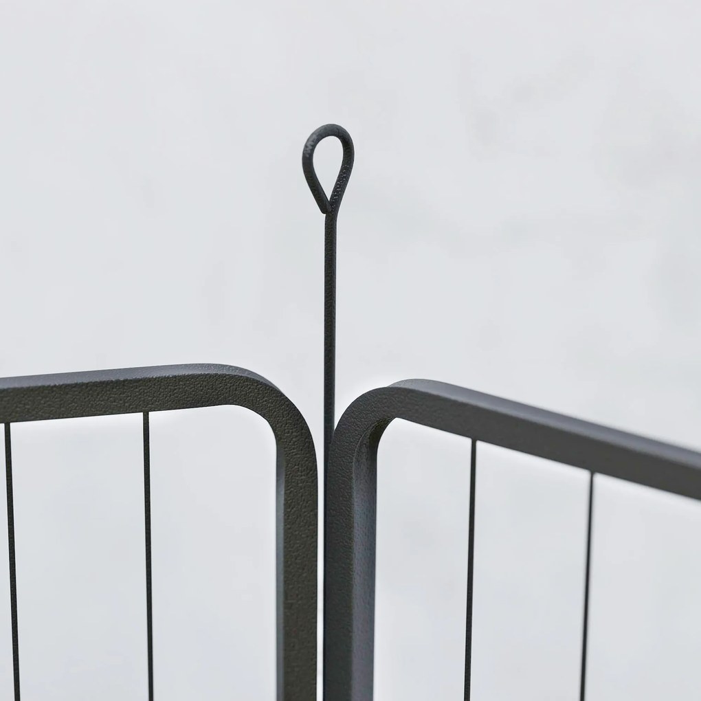 PawHut Parc pentru câini împrejmuire câini 8 panouri modulabil și pliabil oțel cu ușă pentru cățeluș interior exterior 60 cm negru | Aosom Romania