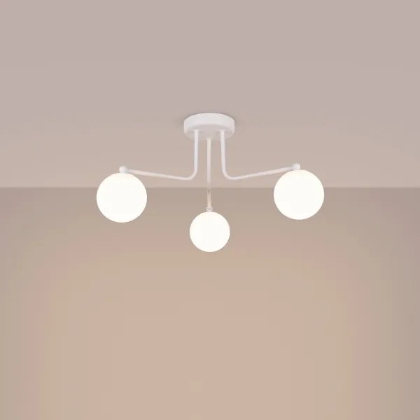 Lustră pe tijă Sollux SL.1659 ASTRAL 3xG9/8W/230V alb