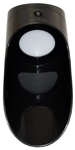 Aplică LED solară cu senzor PALESA LED/1W/3,7V IP65 1800 mAh negru