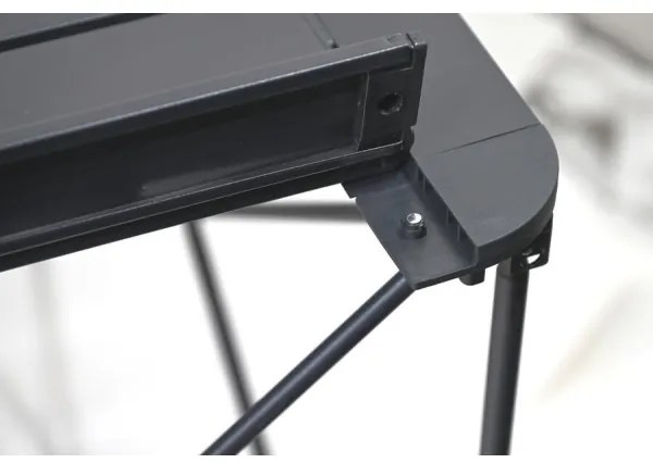 Masă pliabilă de drumeție 70x70cm antracit