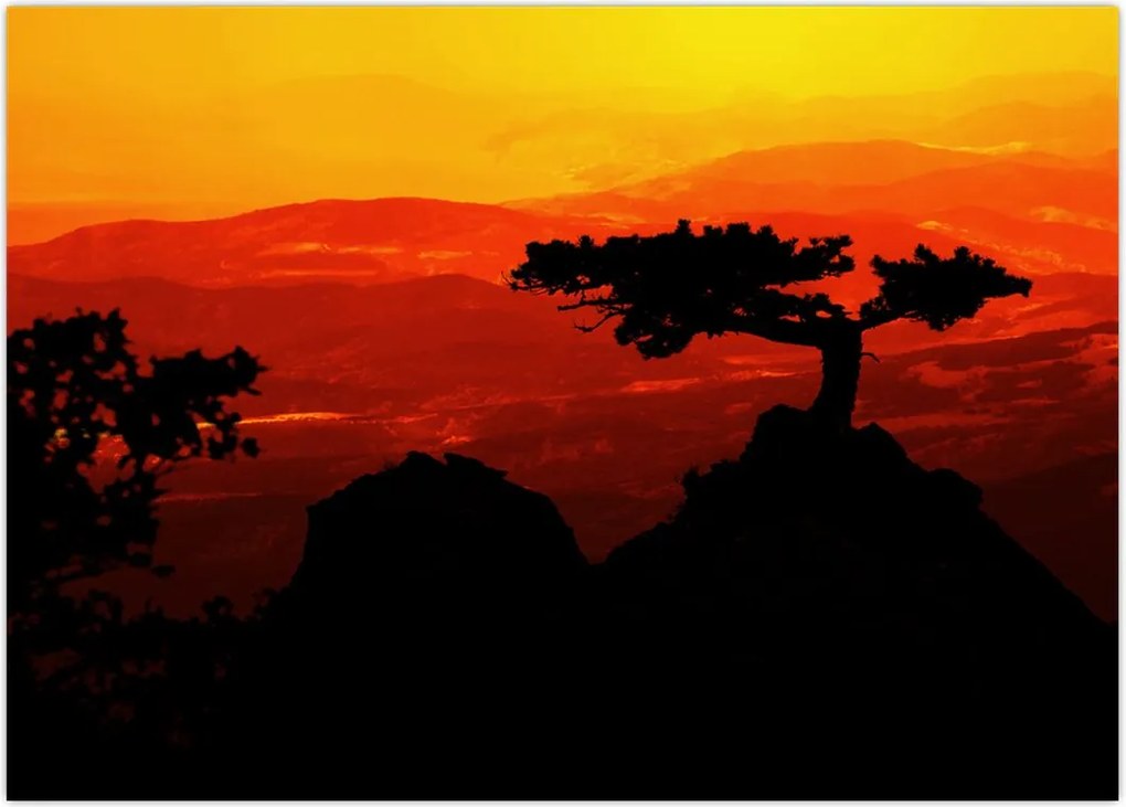 Tablou -Apus de soare (70x50 cm)