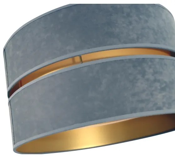 Lustră pe cablu Duolla DUO 1xE27/15W/230V d. 40 cm gri