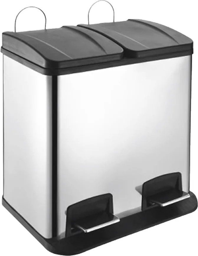 Coș sortare deșeuri Orion DUO, 2 x 20l, 40 l