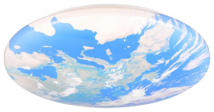 Plafonieră pentru copii albastră LED ø 37 cm Terra – Trio