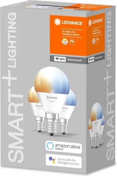 SET 3x Bec de iluminat cu LED SMART + E14/5W/230V 2700K-6500K - Ledvance