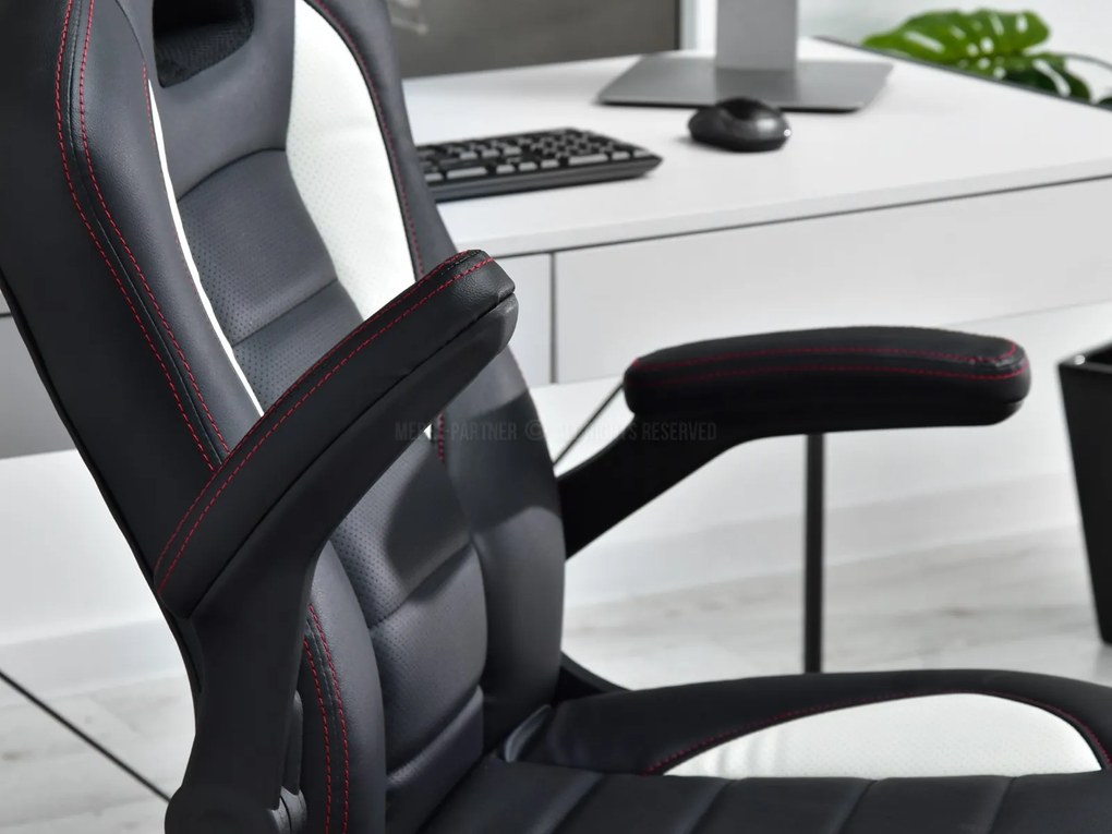 Scaun gaming Race (alb + gri). 1110530