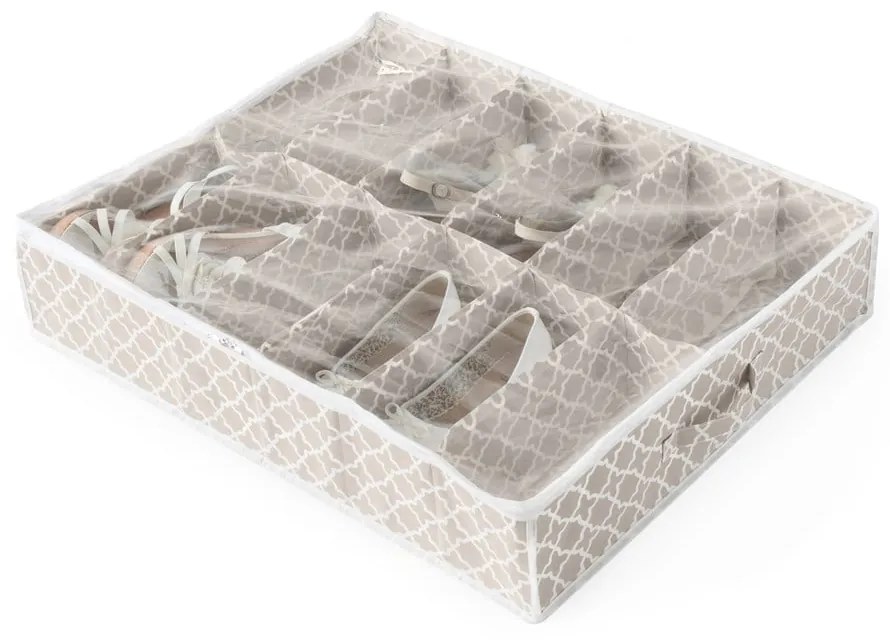 Cutie depozitare pentru încălțăminte Compactor, lungime 76 cm, bej