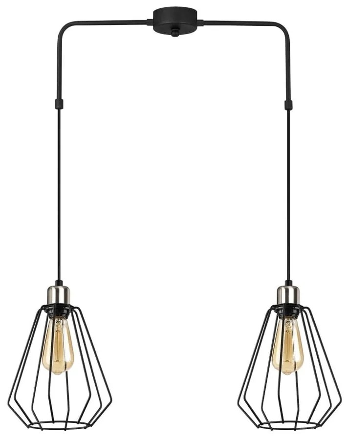 Lustră metalică Opviq lights Straton, negru