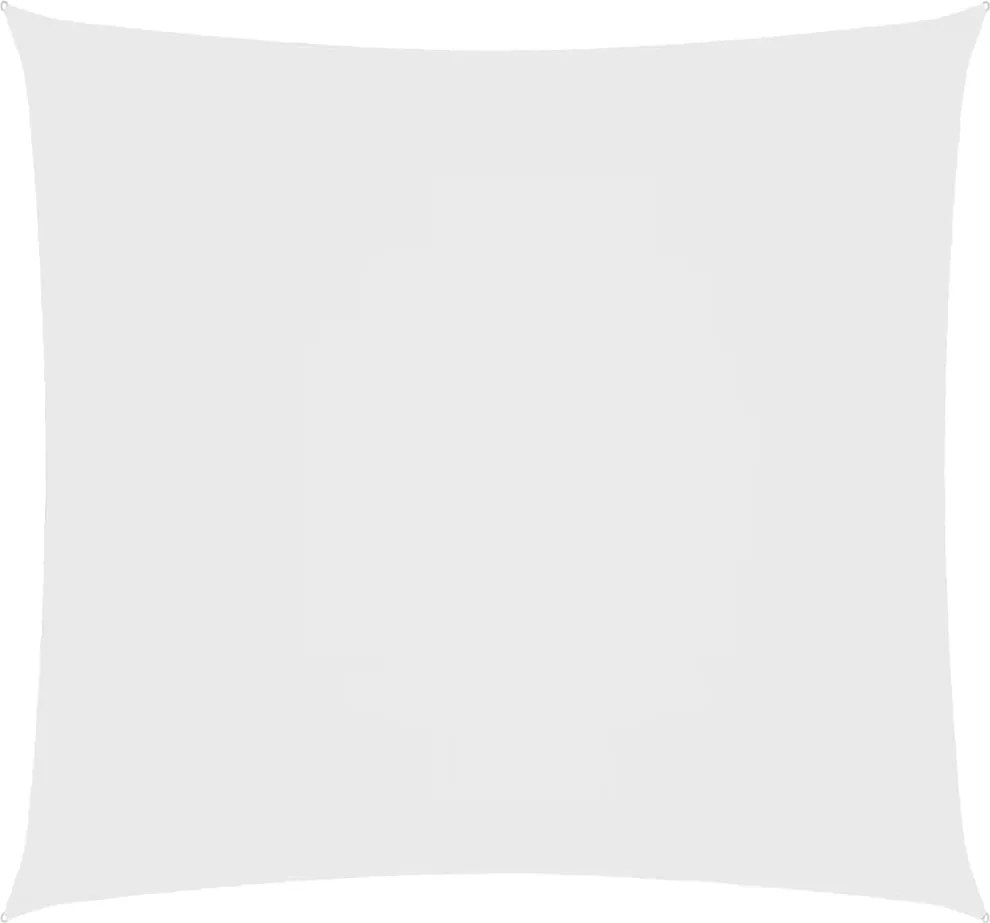 vidaXL Pânză parasolar, alb, 2x2 m, țesătură oxford, pătrat