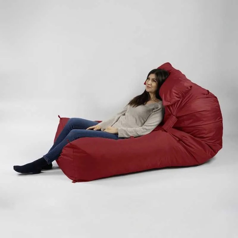 Fotoliu Yoga XL si Perna, Material Impermeabil - Panama Red
