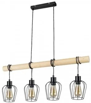 Suspensie vintage 4 becuri E27 Fabian 5247 Rabalux