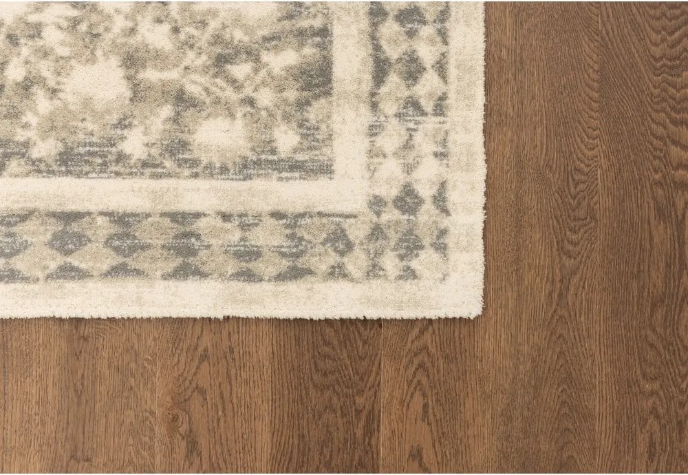 Covor bej din lână 200x300 cm Agnus Granny – Agnella