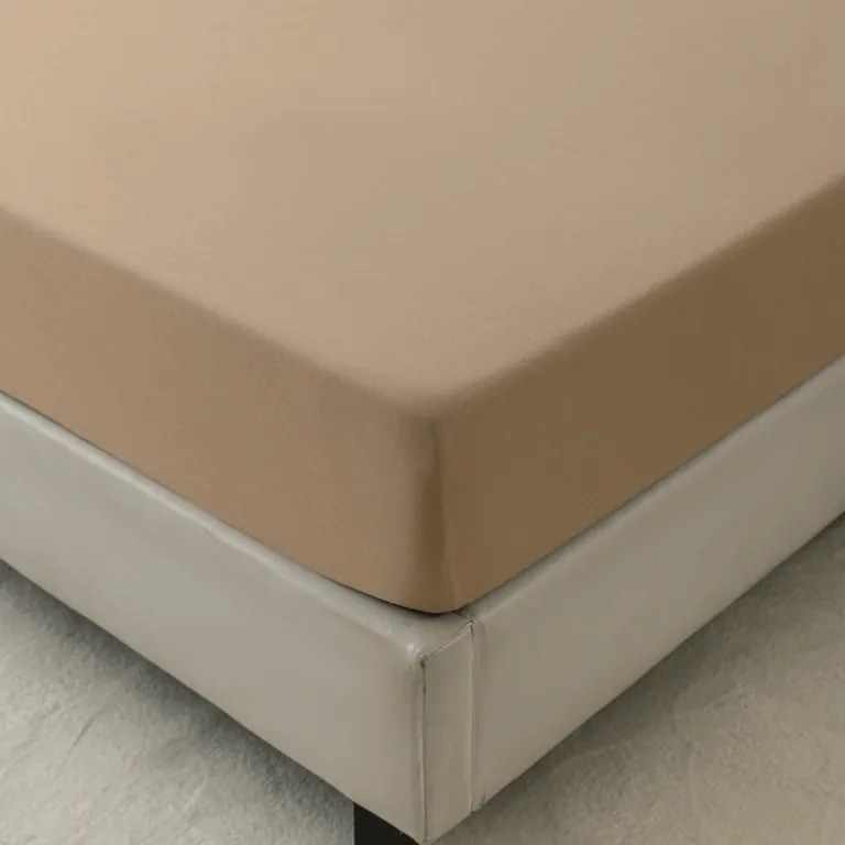Cearsaf din microfibra MICROVELLE bej 180x200 cm